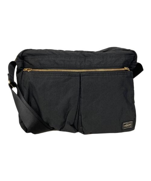 PORTER（ポーター）PORTER (ポーター) SHOULDER BAG(L) ブラックの古着・服飾アイテム
