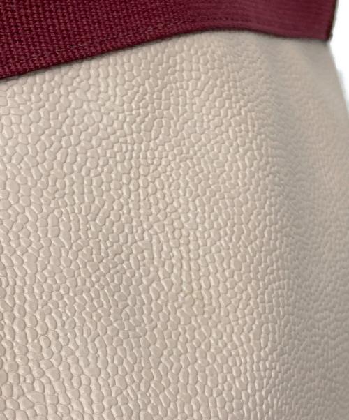 Herve Chapelier（エルベシャプリエ）Herve Chapelier (エルベシャプリエ) 705GPコーデッドキャンバスレザースクエアトートA4 レッド×ピンクの古着・服飾アイテム