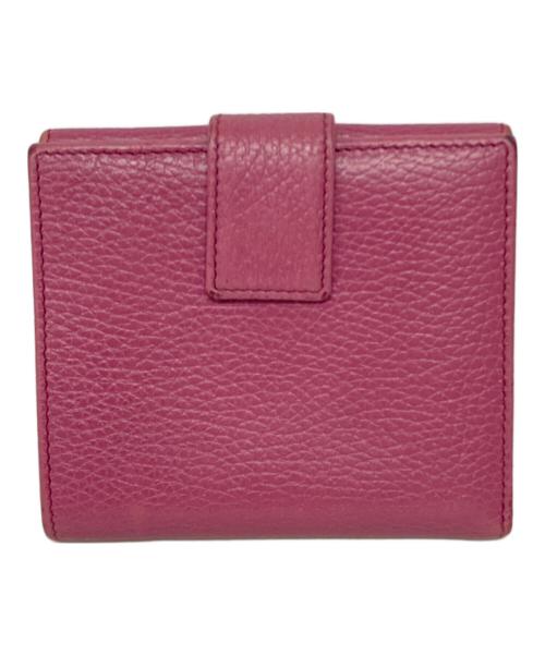 GUCCI（グッチ）GUCCI (グッチ) 2つ折り財布 パープルの古着・服飾アイテム