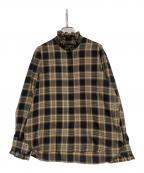 Pale Juteペールジュート）の古着「frill collar blouse」｜ブラウン