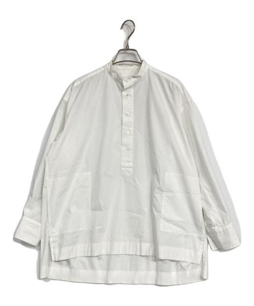Pale Jute（ペールジュート）Pale Jute (ペールジュート) Oversize po Shirt ホワイトの古着・服飾アイテム