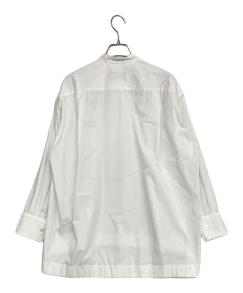 Pale Jute（ペールジュート）Pale Jute (ペールジュート) Oversize po Shirt ホワイトの古着・服飾アイテム