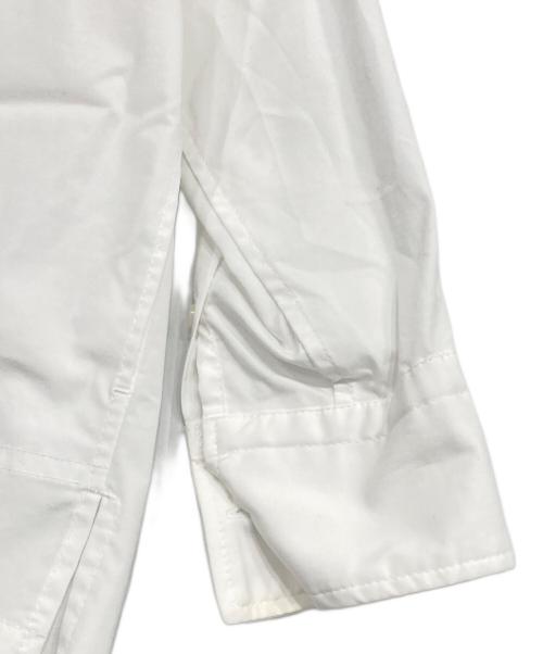 Pale Jute（ペールジュート）Pale Jute (ペールジュート) Oversize po Shirt ホワイトの古着・服飾アイテム