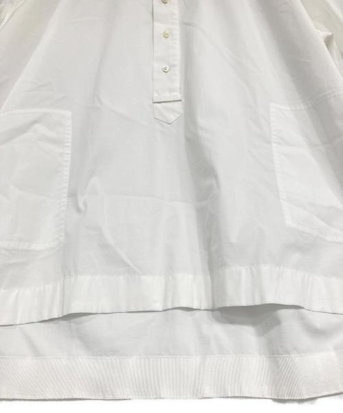 Pale Jute（ペールジュート）Pale Jute (ペールジュート) Oversize po Shirt ホワイトの古着・服飾アイテム