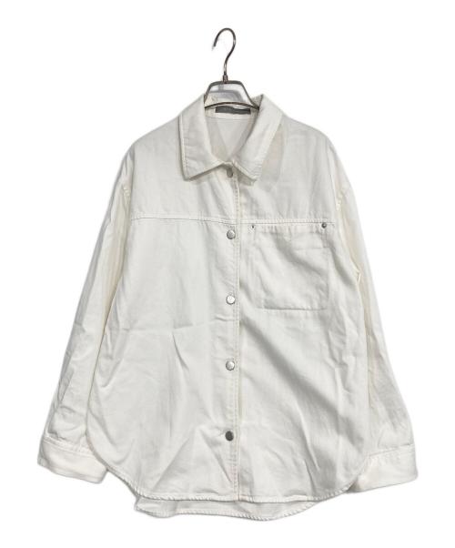 theory luxe（セオリーリュクス）theory luxe (セオリーリュクス) Slate Denim Ivane Shirt ホワイト サイズ:38の古着・服飾アイテム