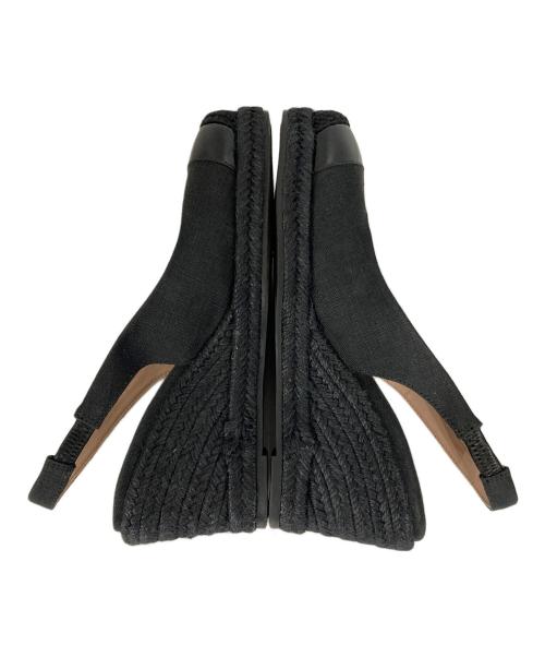 COLE HAAN（コールハーン）COLE HAAN (コールハーン) ウェッジソールサンダル ブラック サイズ:5 1/2 Bの古着・服飾アイテム