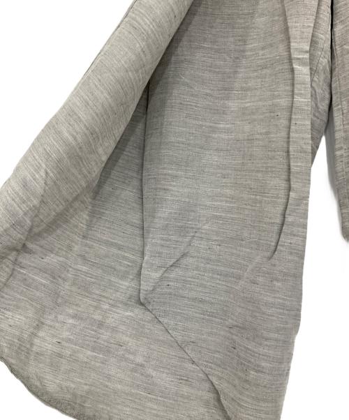 GALERIE VIE（ギャルリーヴィー）GALERIE VIE (ギャルリーヴィー) リネンキュプラ タイパンツ グレー サイズ:32の古着・服飾アイテム