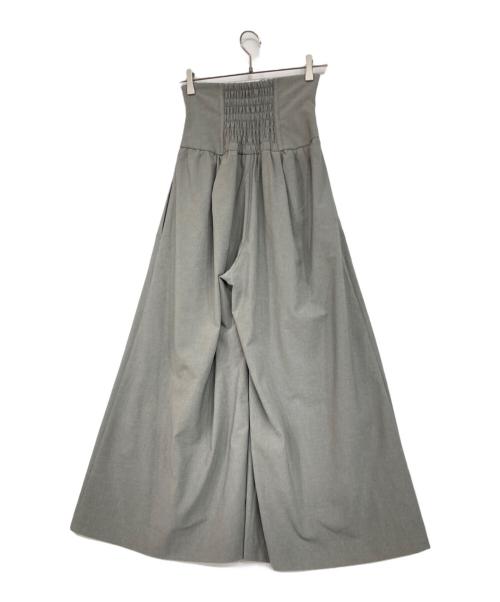 Snidel（スナイデル）Snidel (スナイデル) シャーリングギャザーパンツ グレーの古着・服飾アイテム
