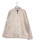 DESCENTEデサント）の古着「フルジップジャージージャケット」｜ベージュ