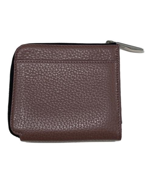 ATAO（アタオ）ATAO (アタオ) 刺繍2つ折り財布 ブラウンの古着・服飾アイテム