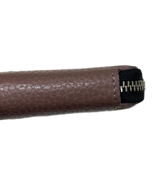 ATAO（アタオ）ATAO (アタオ) 刺繍2つ折り財布 ブラウンの古着・服飾アイテム