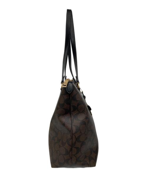 COACH（コーチ）COACH (コーチ) ギャラリー トート シグネチャー ブラウンの古着・服飾アイテム