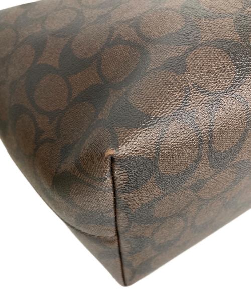 COACH（コーチ）COACH (コーチ) ギャラリー トート シグネチャー ブラウンの古着・服飾アイテム