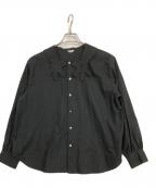 I am I IN FACT×DISNEYアイアムインファクト×ディズニー）の古着「ビッグカラーシャツ」｜ブラック