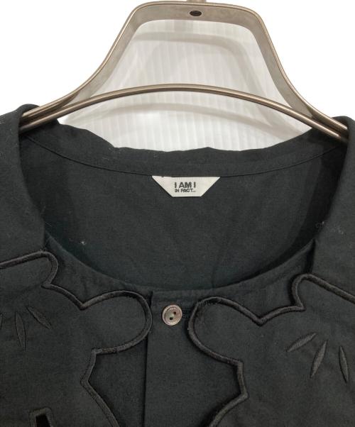 I am I IN FACT（アイアムインファクト）I AM I IN FACT (アイアムインファクト) Disney (ディズニー) ビッグカラーシャツ ブラック サイズ:Fの古着・服飾アイテム