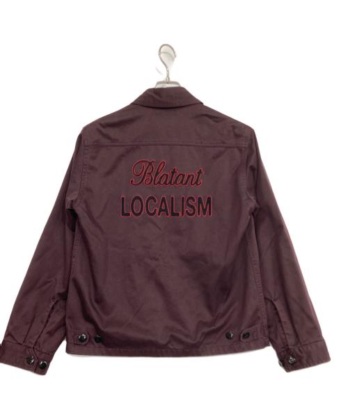 CALEE（キャリー）CALEE (キャリー) ジップジャケット ボルドー サイズ:Mの古着・服飾アイテム