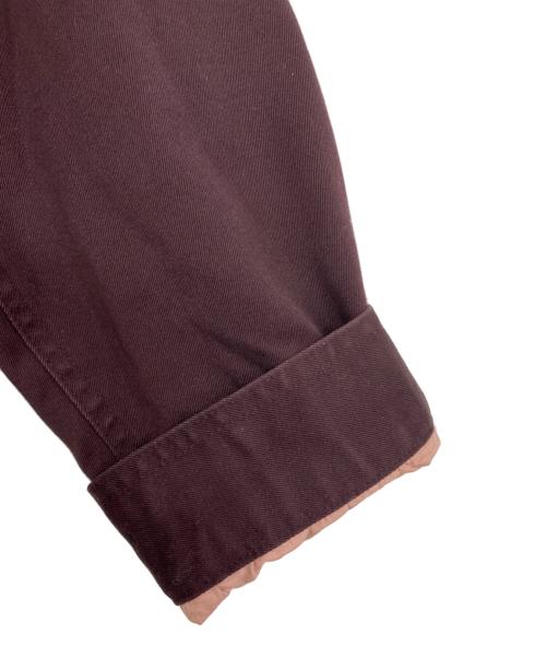 CALEE（キャリー）CALEE (キャリー) ジップジャケット ボルドー サイズ:Mの古着・服飾アイテム