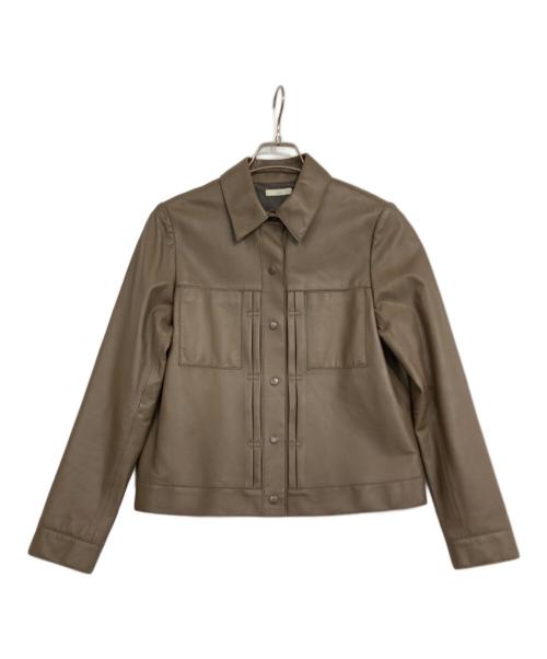 MOTOMACHI Zelal（モトマチゼラール）MOTOMACHI Zelal (モトマチゼラール) レザージャケット ブラウン サイズ:9ARの古着・服飾アイテム