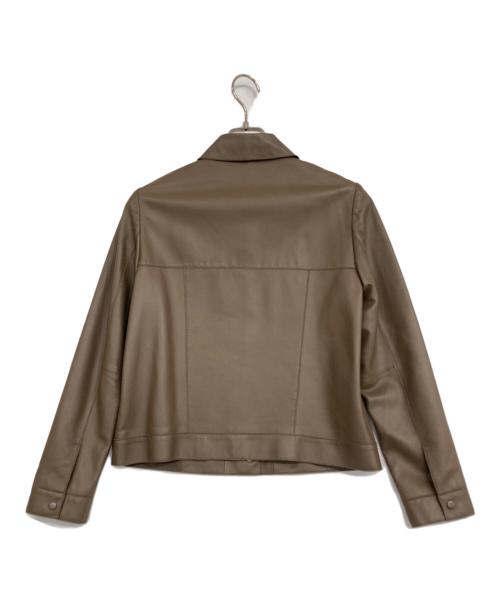 MOTOMACHI Zelal（モトマチゼラール）MOTOMACHI Zelal (モトマチゼラール) レザージャケット ブラウン サイズ:9ARの古着・服飾アイテム