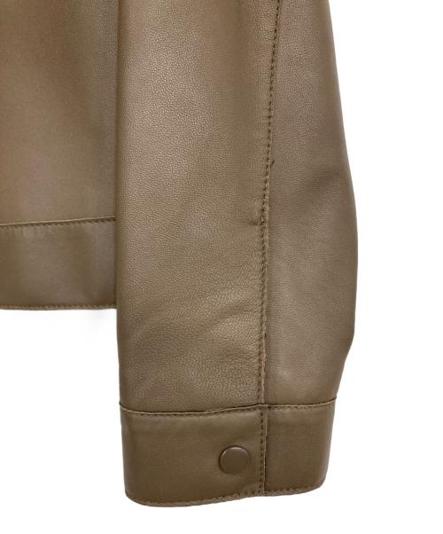 MOTOMACHI Zelal（モトマチゼラール）MOTOMACHI Zelal (モトマチゼラール) レザージャケット ブラウン サイズ:9ARの古着・服飾アイテム