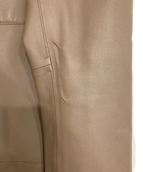 MOTOMACHI Zelal（モトマチゼラール）MOTOMACHI Zelal (モトマチゼラール) レザージャケット ブラウン サイズ:9ARの古着・服飾アイテム