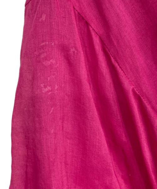 R'IAM-Plage（リアムプラージュ）R'IAM-Plage (リアムプラージュ) オーガンジー ロングシャツワンピース ピンク サイズ:Fの古着・服飾アイテム