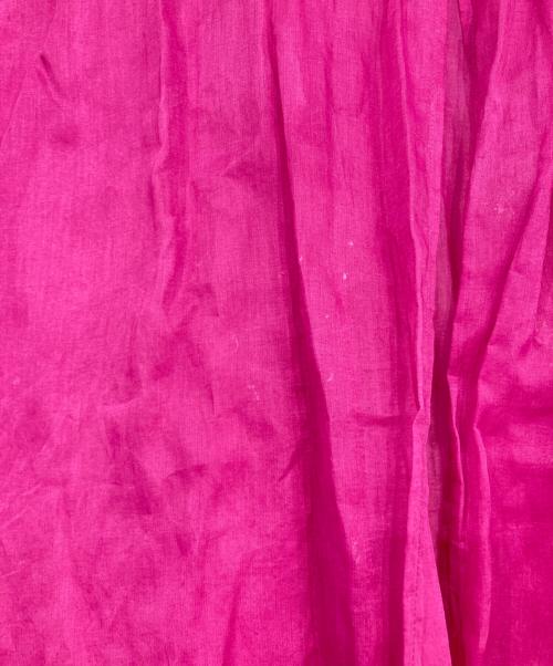 R'IAM-Plage（リアムプラージュ）R'IAM-Plage (リアムプラージュ) オーガンジー ロングシャツワンピース ピンク サイズ:Fの古着・服飾アイテム