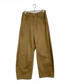 Curensologyカレンソロジー）の古着「チノカーヴィーパンツ」｜ブラウン