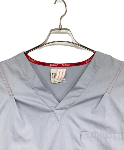 MARYAM NASSIR ZADEH（マリアムナッシアーザデー）MARYAM NASSIR ZADEH (マリアムナッシアーザデー) ドッキングブラウス グレー×ボルドー サイズ:表記無しの古着・服飾アイテム