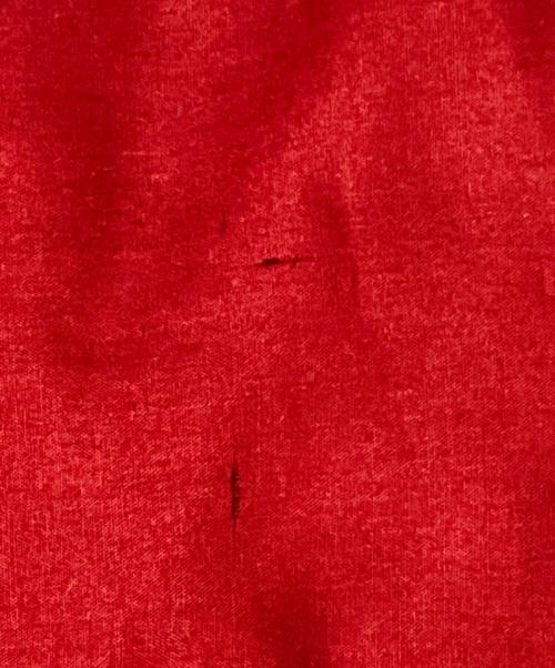 MARYAM NASSIR ZADEH（マリアムナッシアーザデー）MARYAM NASSIR ZADEH (マリアムナッシアーザデー) ドッキングブラウス グレー×ボルドー サイズ:表記無しの古着・服飾アイテム