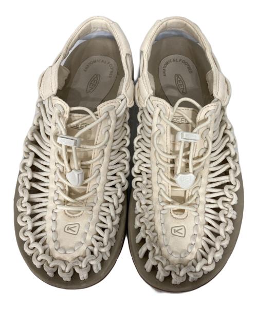 KEEN（キーン）KEEN (キーン) ユニークサンダル ホワイト サイズ:24.5の古着・服飾アイテム