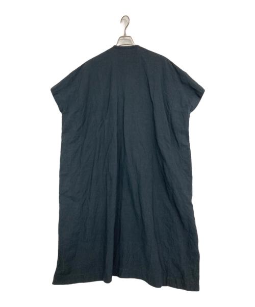 ARTS&SCIENCE（アーツアンドサイエンス）ARTS&SCIENCE (アーツアンドサイエンス) リネンワンピース ネイビー サイズ:1の古着・服飾アイテム