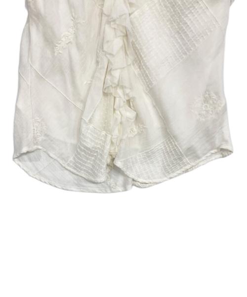 LAUREN RALPH LAUREN（ローレンラルフローレン）LAUREN RALPH LAUREN (ローレンラルフローレン) ブラウス ホワイト サイズ:Mの古着・服飾アイテム