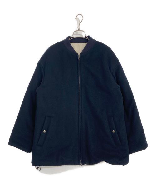 GALLARDA GALANTE（ガリャルダガランテ）GALLARDA GALANTE (ガリャルダガランテ) リバーシブルウールブルゾン ネイビー サイズ:Fの古着・服飾アイテム