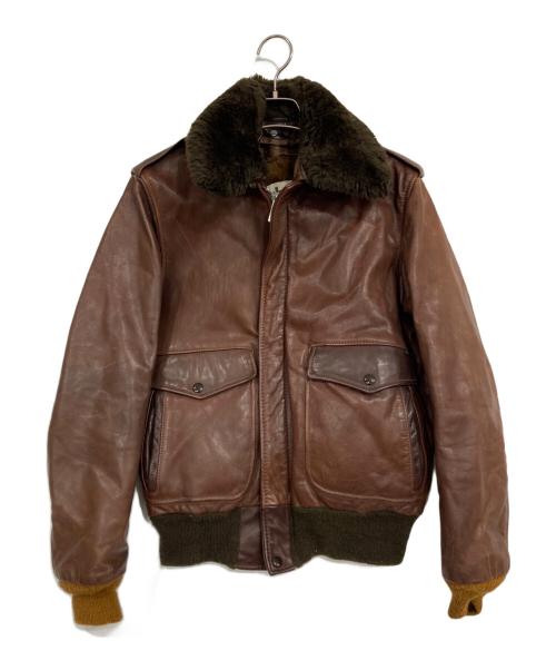 Schott（ショット）Schott (ショット) 【古着】G-1フライトレザージャケット ブラウン サイズ:38の古着・服飾アイテム