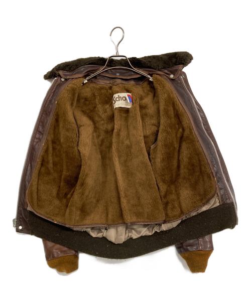 Schott（ショット）Schott (ショット) 【古着】G-1フライトレザージャケット ブラウン サイズ:38の古着・服飾アイテム