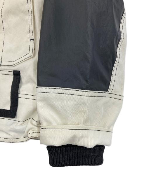 DIESEL（ディーゼル）DIESEL (ディーゼル) J-KENDY JACKET ベージュ×ブラック サイズ:XSの古着・服飾アイテム