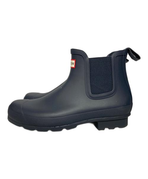 HUNTER（ハンター）HUNTER (ハンター) オリジナル チェルシー レインブーツ ネイビー サイズ:UK9の古着・服飾アイテム