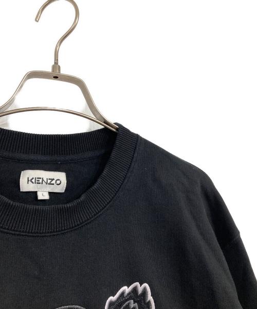KENZO（ケンゾー）KENZO (ケンゾー) GRADIENT TIGER CLASSIC SWEAT ブラック サイズ:Lの古着・服飾アイテム