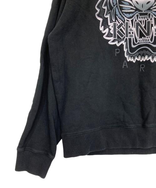 KENZO（ケンゾー）KENZO (ケンゾー) GRADIENT TIGER CLASSIC SWEAT ブラック サイズ:Lの古着・服飾アイテム