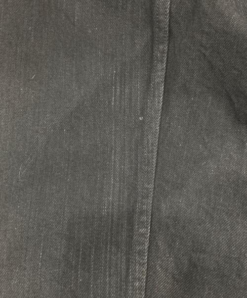 COMOLI（コモリ）COMOLI (コモリ) BELTED DENIM PANTS ブラック サイズ:1の古着・服飾アイテム