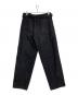 COMOLI (コモリ) BELTED DENIM PANTS ブラック サイズ:1：20000円