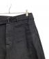 中古・古着 COMOLI (コモリ) BELTED DENIM PANTS ブラック サイズ:1：20000円