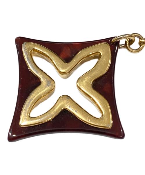 LOUIS VUITTON（ルイ ヴィトン）LOUIS VUITTON (ルイ ヴィトン) ビジューサック アンソレンス ピンク×ブラウンの古着・服飾アイテム