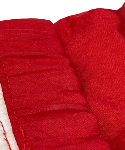 NIKE（ナイキ）NIKE (ナイキ) SWOOSH HOODY WOVEN JACKET ブラック×レッド サイズ:Mの古着・服飾アイテム