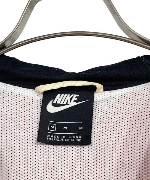 NIKE（ナイキ）NIKE (ナイキ) SWOOSH HOODY WOVEN JACKET ブラック×レッド サイズ:Mの古着・服飾アイテム