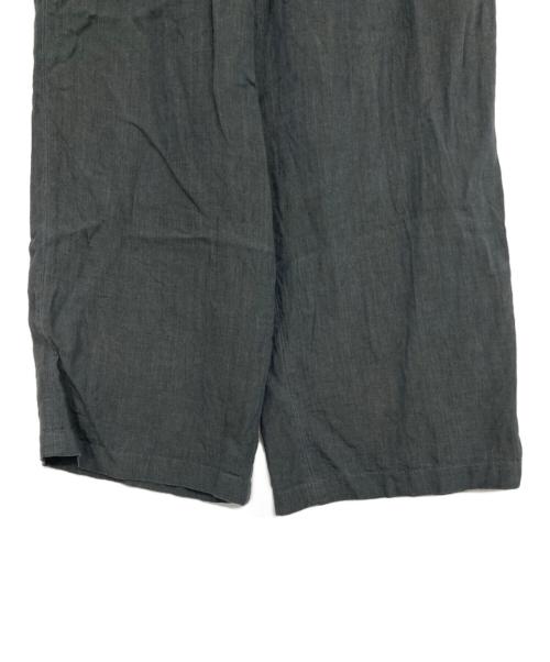 JOURNAL STANDARD relume（ジャーナルスタンダード レリューム）JOURNAL STANDARD relume (ジャーナルスタンダード レリューム) No.14フレンチリネンワイドイージーパンツ グレー サイズ:38の古着・服飾アイテム