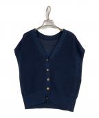 Nobleノーブル）の古着「Newペーパーヤーンベスト」｜ネイビー