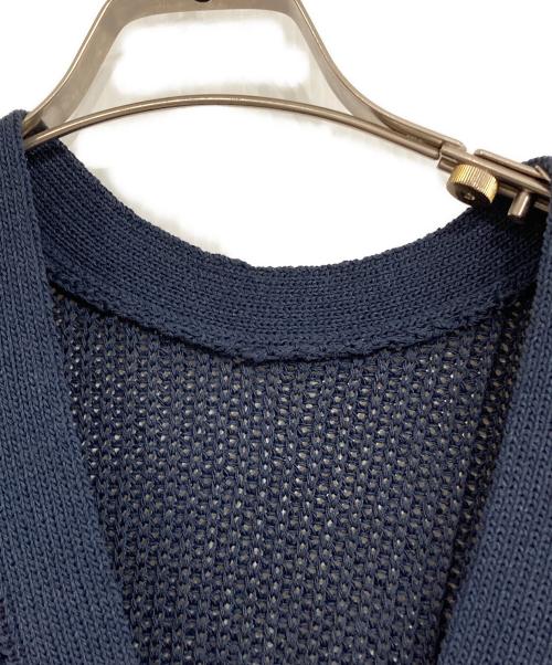 Noble（ノーブル）Noble (ノーブル) Newペーパーヤーンベスト ネイビー サイズ:記載無しの古着・服飾アイテム