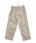 mizuiro-ind (ミズイロインド) テーパードパンツ ベージュ サイズ:表記無し：4000円